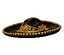 Sombrero Dorado Mariachi Grande